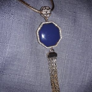 Long Gold Pendant Necklace